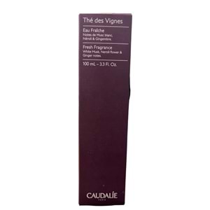 Caudalie The Des Vignes Energizing Fragrance Zencefil ve Beyaz Misk Aromalı Parfüm 100 ml