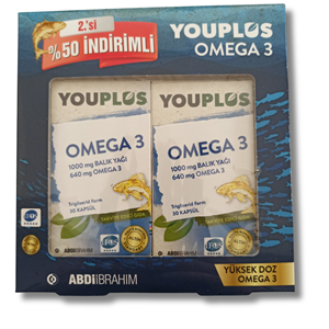 Youplus Omega-3 30 Kapsül Kofre – 2.si %50 İndirimli