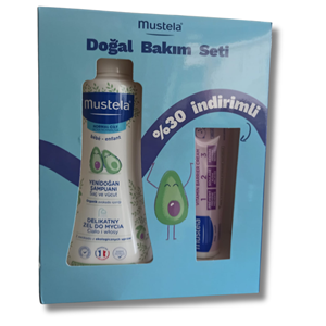 Mustela Yenidoğan Şampuanı 500 ml + Mustela Vitamin Bariyer 1.2.3 Pişik Kremi 100 ml