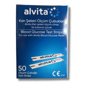 Alvita Şeker Ölçüm Stripi 50'li