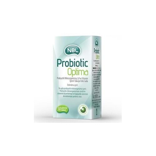 NBL Probiotic Optima Probiyotik 30 Tablet