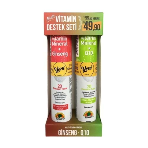 Sunlife Multi Vitamin Destek Seti