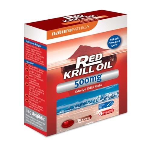 Red Krill Oil Kapsül 500 mg 30 Kapsül