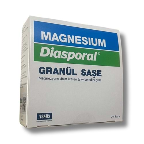 Magnesium Diasporal Granül Şase 250 mg 20 Poşet