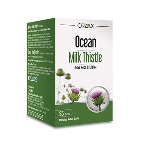 Ocean Milk Thistle Silibin 300 mg 30 kapsül