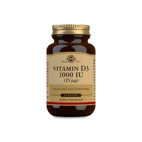 Solgar Vitamin D3 1000 IU 100 Tablet