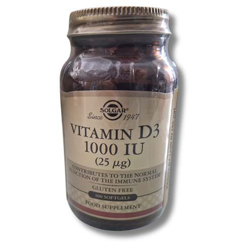 Solgar Vitamin D3 1000 IU 100 Tablet