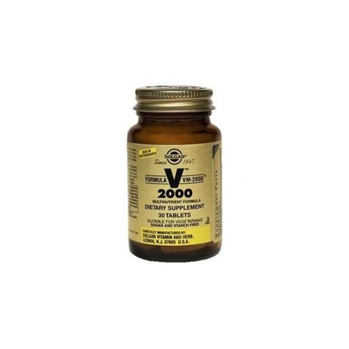 Solgar VM 2000 Multivitamin 30 Tablet