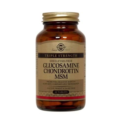 Solgar Glucosamine Chondroitin MSM 60 Tablet