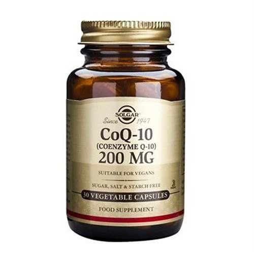 Solgar CoQ-10 200 mg 30 Kapsül