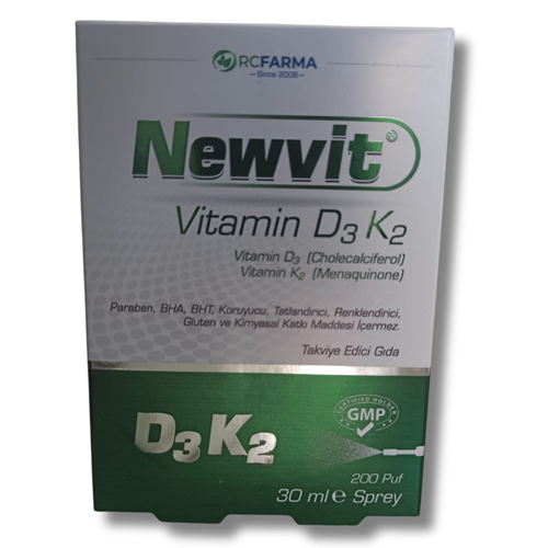 Newvit Vitamin D3K2 Sprey 30 ml