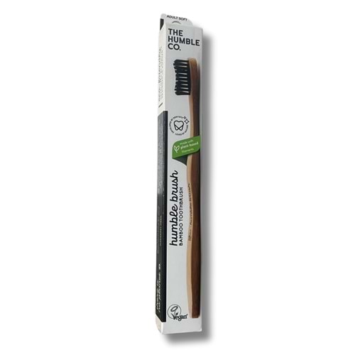 Humble Brush Yetişkin Bambu Diş Fırçası Siyah - Soft