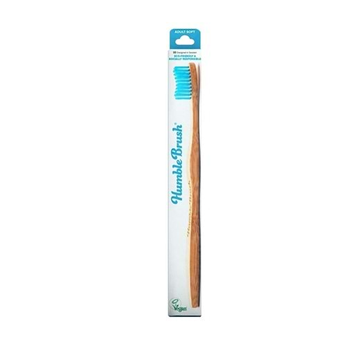 Humble Brush Yetişkin Bambu Diş Fırçası Mavi - Soft