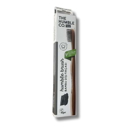 Humble Brush Yetişkin Bambu Diş Fırçası Charcoal - Soft (Kömür)