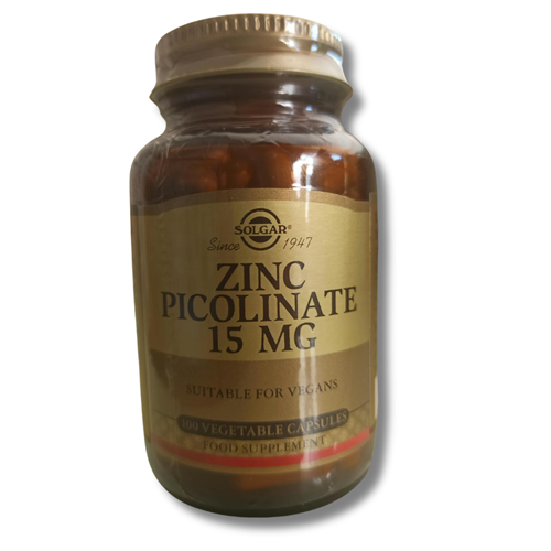 Solgar Zinc Picolinate 15 mg 100 Kapsül