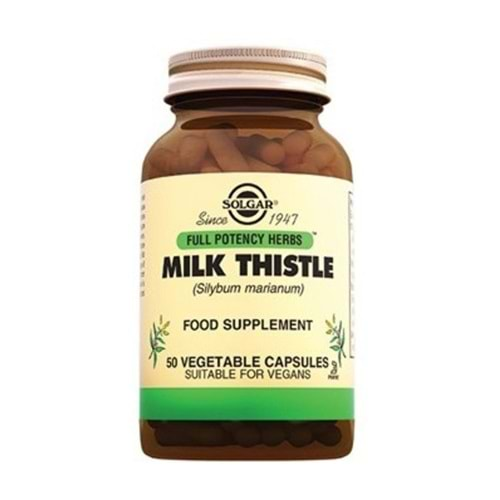 Solgar Milk Thistle 100 mg 50 Kapsül