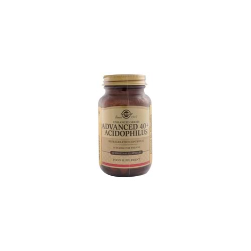 Solgar Advanced 40+ Acidophilus 60 Kapsül