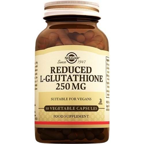 Solgar Reduced L-Glutathione 250 mg 30 Kapsül