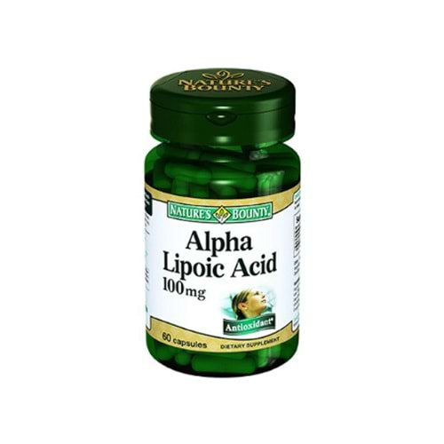 Natures Bounty Alpha Lipoic Acid 100 mg 60 Kapsül