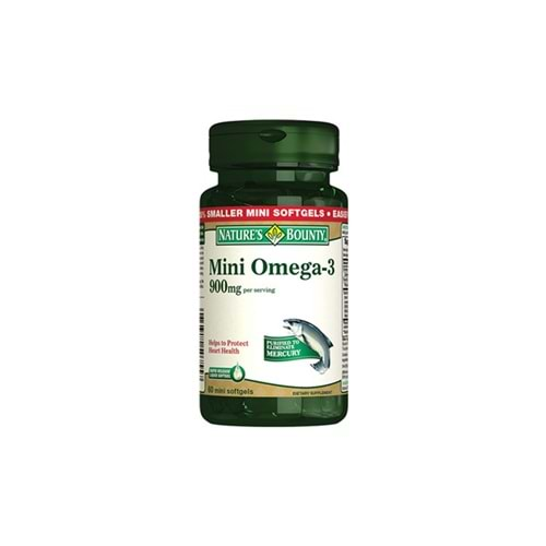 Natures Bounty Mini Omega-3 900 mg 60 Softgel