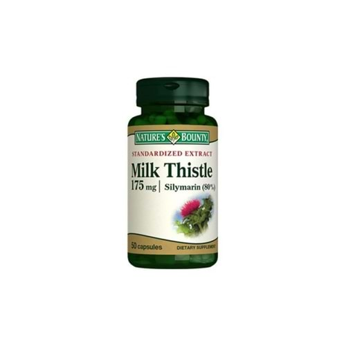 Natures Bounty Milk Thistle 175 mg 50 Kapsül