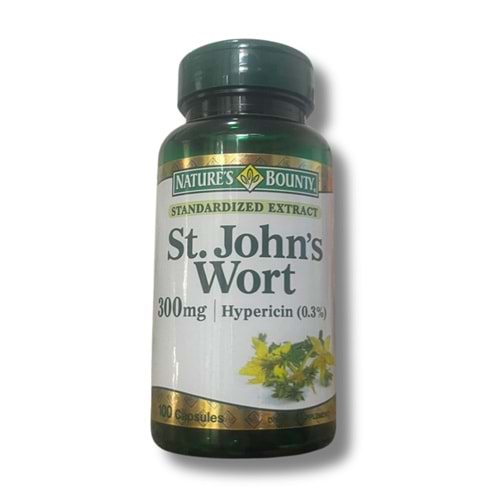 Natures Bounty St. John's Wort 300 mg 100 Kapsül