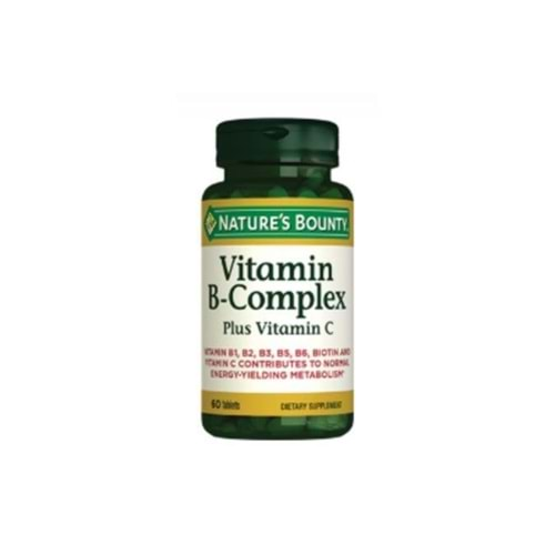 Natures Bounty Vitamin B-Complex Plus Vitamin-C 60 Tablet