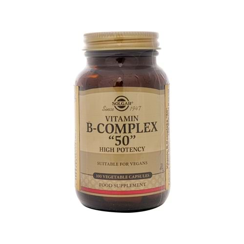 Solgar Vitamin B Complex 50 mg 100 Kapsül