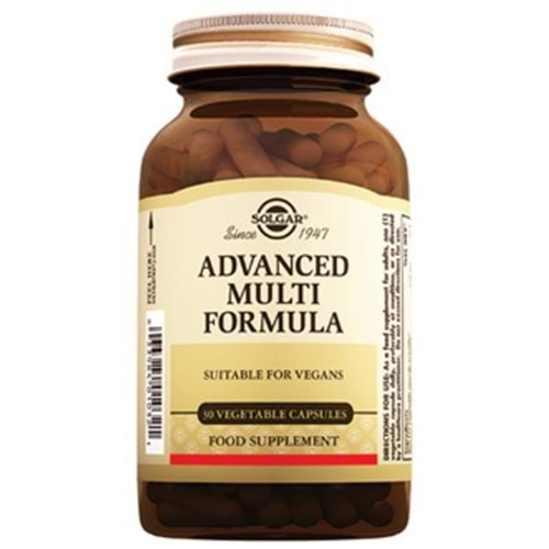 Solgar Advanced Multi Formula 30 Kapsül