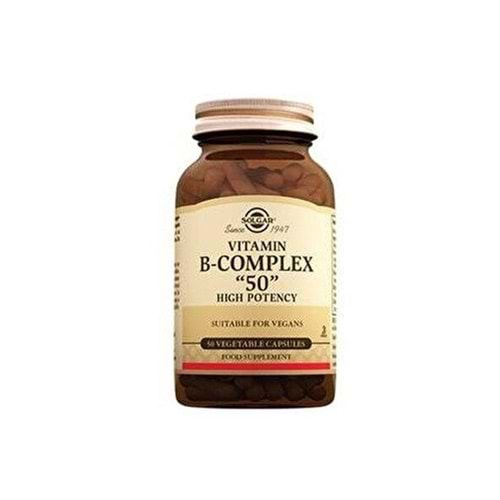 Solgar Vitamin B Complex 50 mg 50 Kapsül