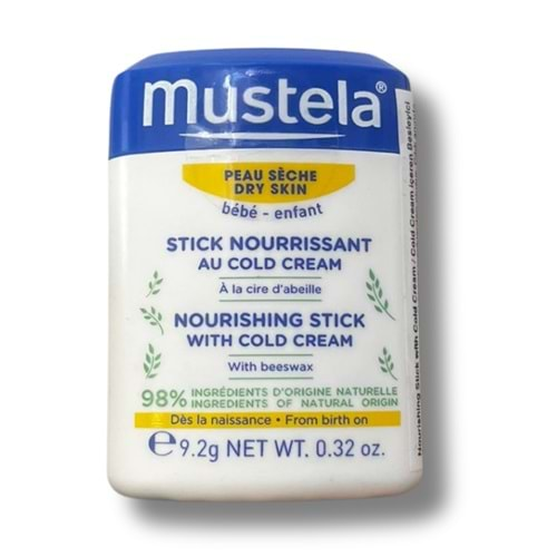 Mustela Nourishing Stick with Cold Cream 9,2 gr