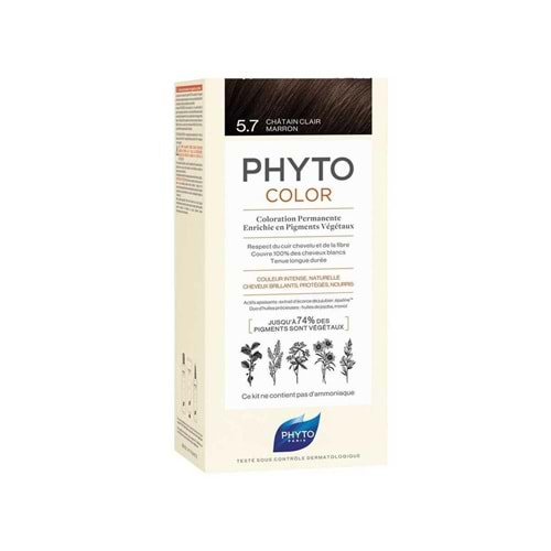 Phyto Color Saç Boyası 5.7 Açık Kestane Bakır