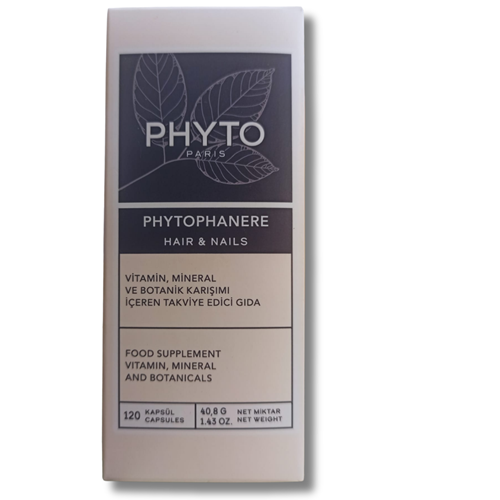 Phyto Phytophanere 120 Kapsül Saç ve Tırnaklar için Gıda Takviyesi