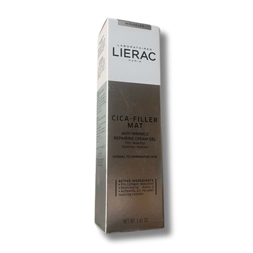 Lierac Cica-Filler Mat & Karma Ciltler İçin Kırışıklık Karşıtı Onarıcı Krem Jel 40 ml