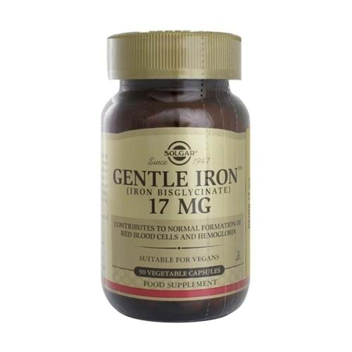 Solgar Gentle Iron 17 mg 90 Kapsül