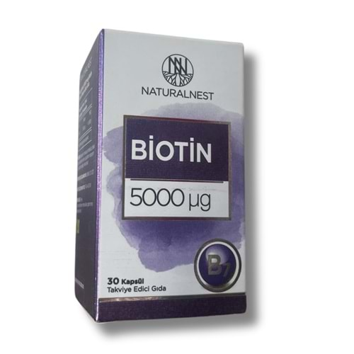 Naturalnest Biotin 5 mg 30 Kapsül