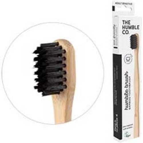 Humble Brush Yetişkin Diş Fırçası Soft Extra İnceltilmiş Yumuşak Kıllar - Kömür