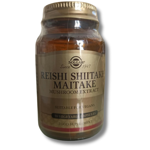Solgar Reishi Shiitake Maitake Mushroom Extract 50 Kapsül