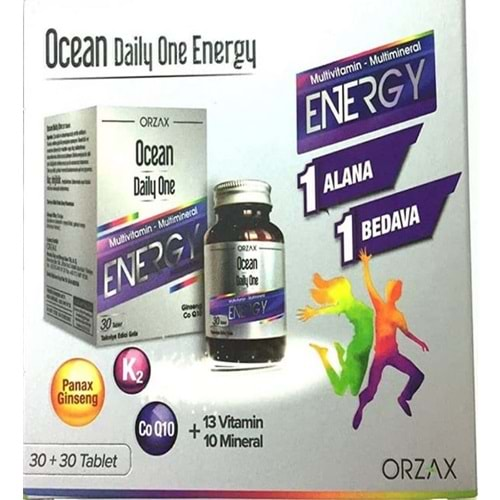 Ocean Daily One Energy 30 Tablet - 1 Alana 1 Bedava