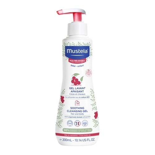 Mustela Soothing Cleansing Gel Hair And Body 300 ml - Hassas Ciltler