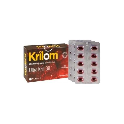 Krilom Ultra Krill Oil 30 Yumuşak Kapsül