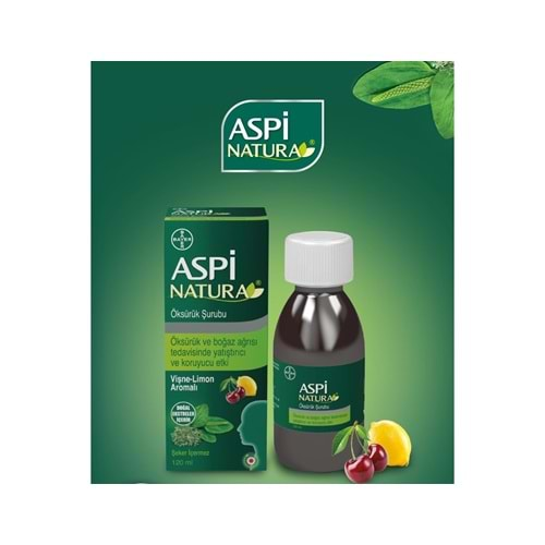 Aspinatura Öksürük Şurubu Vişne & Limon 120 ml