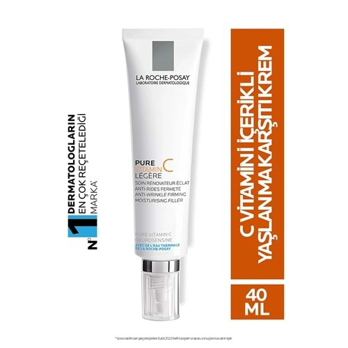 La Roche Posay Redermic C (PNM) 40 ml - Normal & Karma Ciltler İçin Kırışıklık Kremi