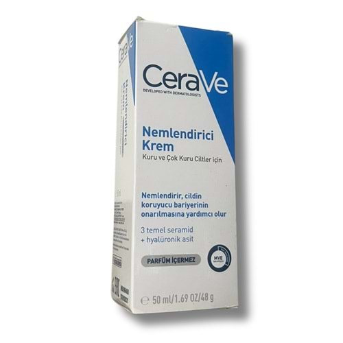 CeraVe Kuru ve Çok Kuru Ciltler için Nemlendirici Krem 50 ml