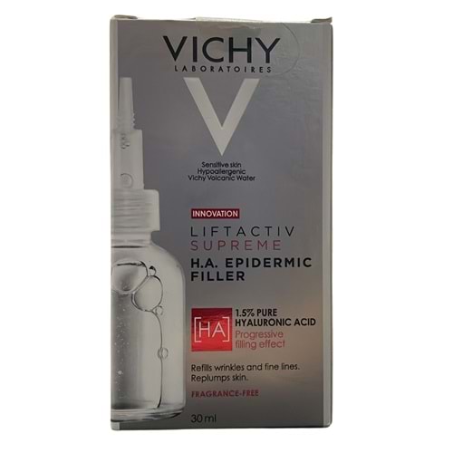 Vichy Liftactiv Supreme H.A. Epidermic Filler Kırışıklık Karşıtı Yüz ve Göz Çevresi Serumu 30 ml
