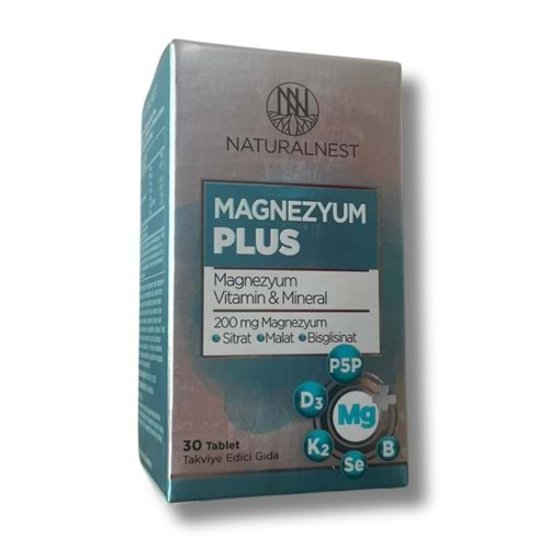 Naturalnest Magnezyum Plus 30 Tablet