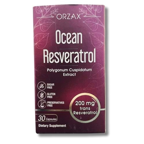 Ocean Resveratrol 200 mg 30 Kapsül