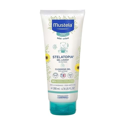 Mustela Stelatopia Gel Krem Şampuan 200 ml