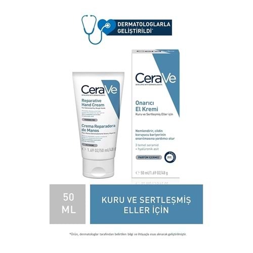 Cerave Reparative Hand Cream Kuru & Sertleşmiş Eller İçin 50 ml