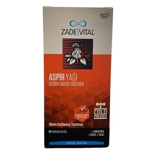 Zade Vital Aspir Yağı 600 mg 60 Kapsül